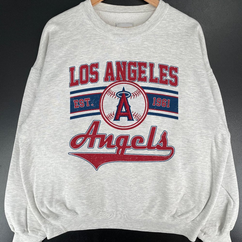 Los Angeles Angels Los 1961 Baseball Los An retro vintage sweatshirt shirt